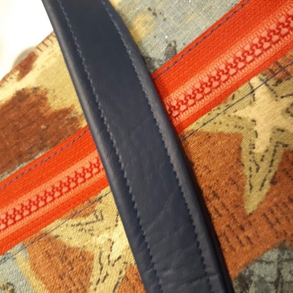 New Patriotic Stars & Stripes USA Canvas Crossbody Purse ShoulderBag Retro look - Picture 9 of 12